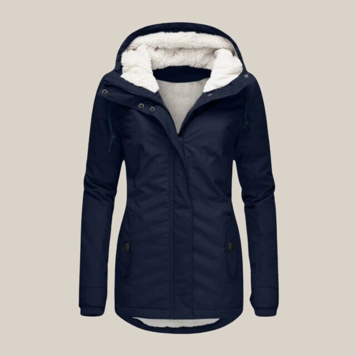 Women's Fitted Hooded Quilted Jacket