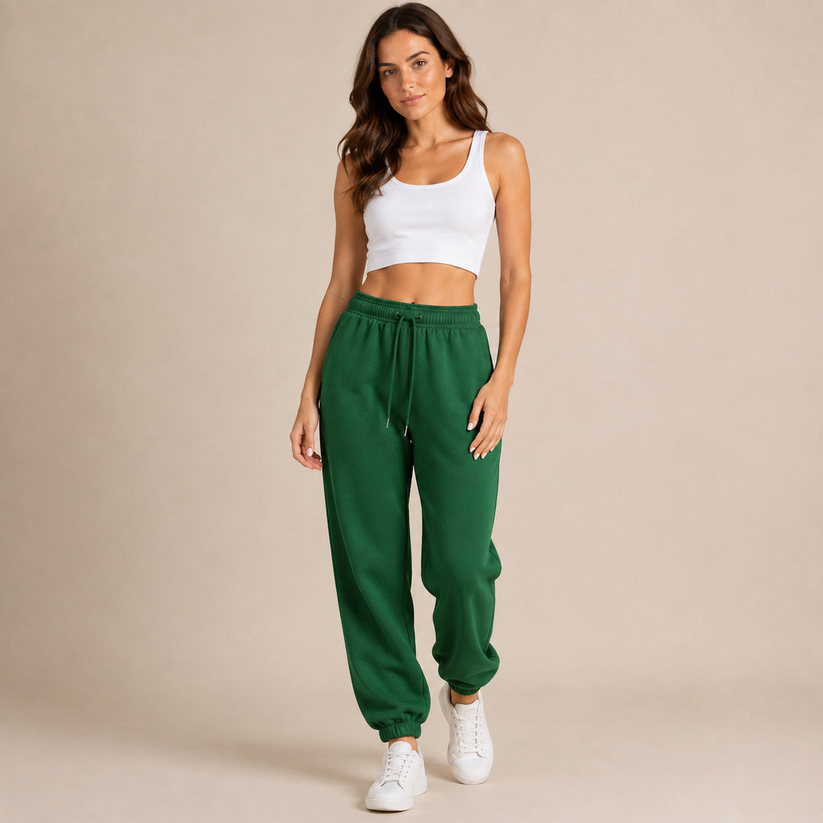 Women's High Waisted Ankle Baggy Joggers