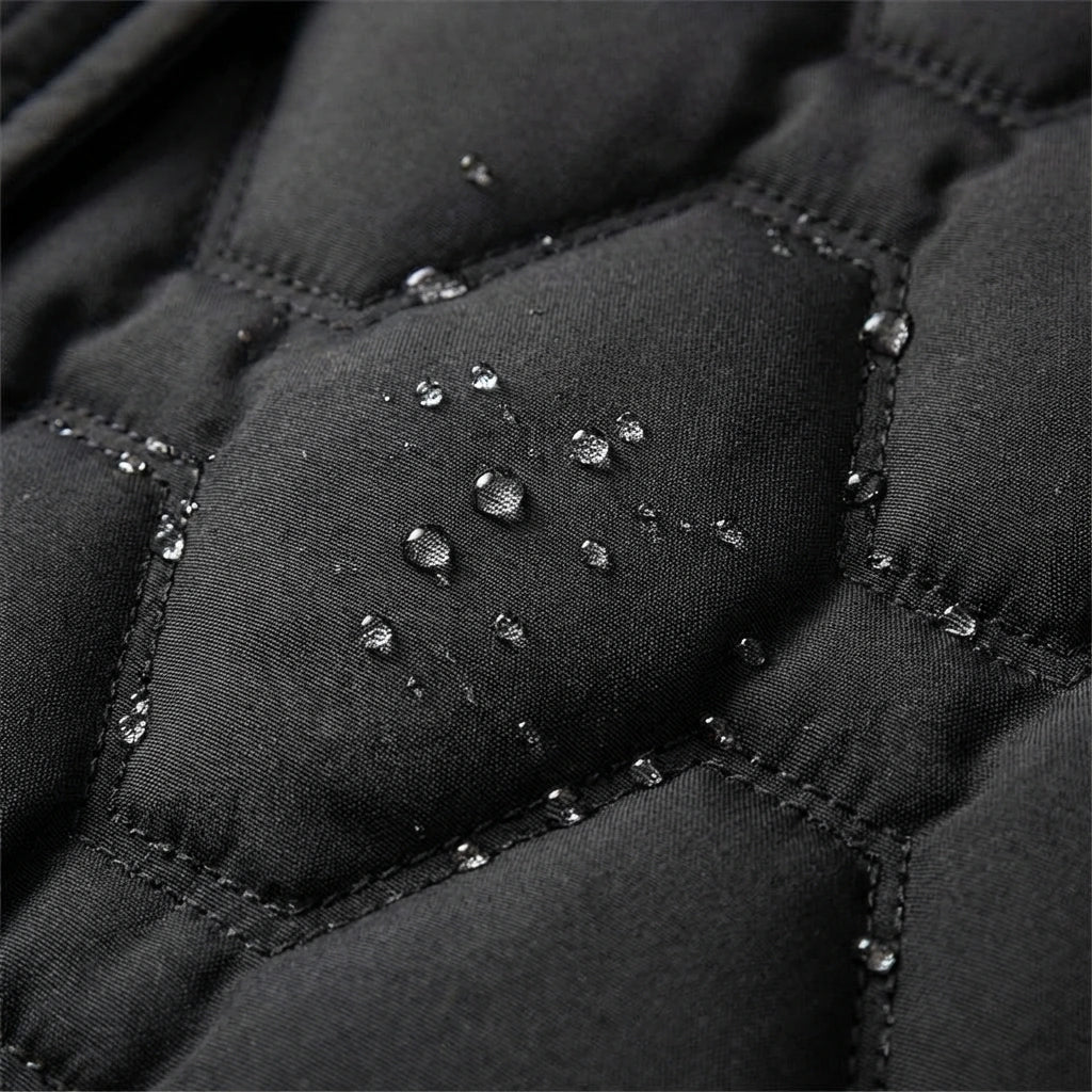 Women's Hooded Quilted Long Down Puffer Coat