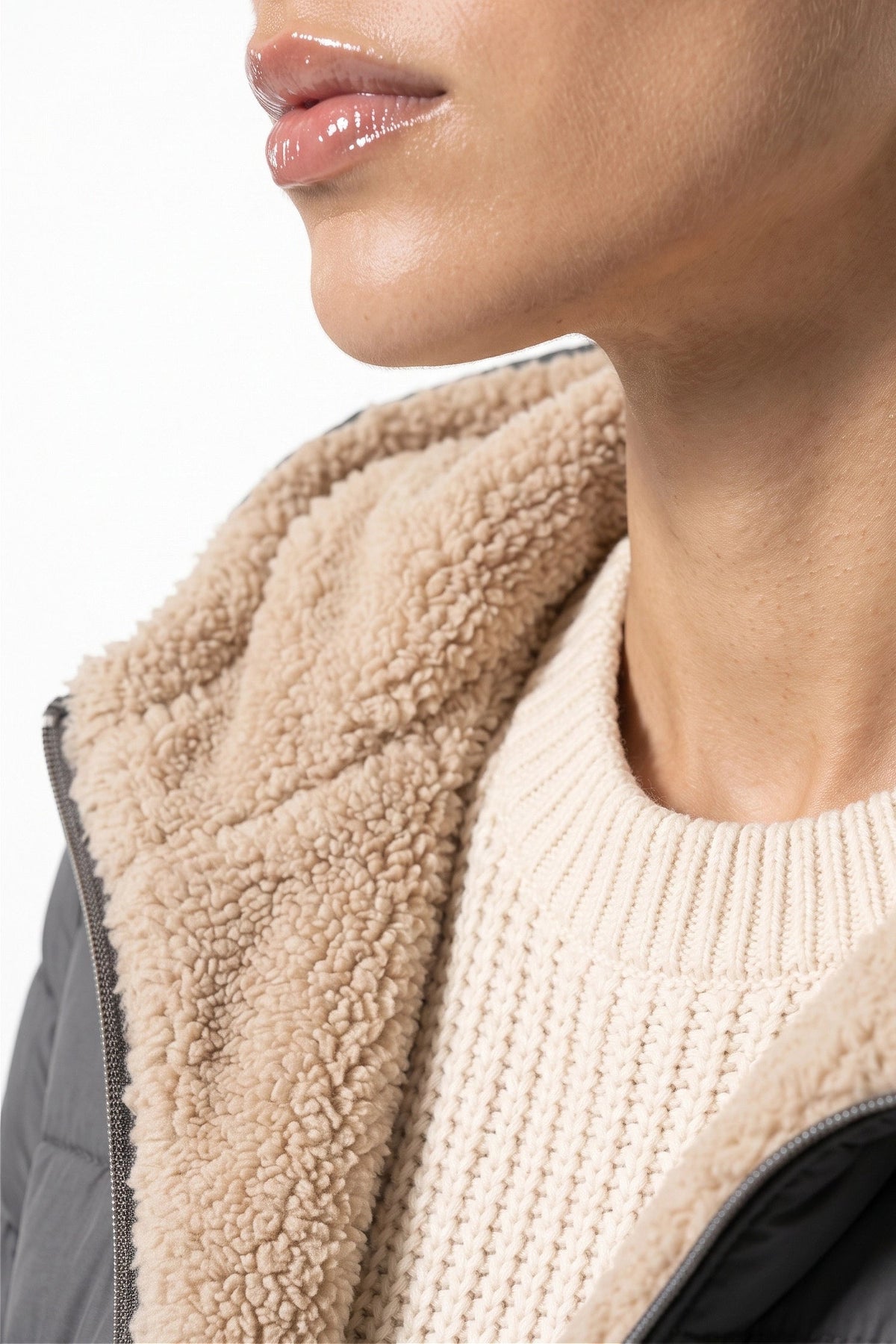Women's Hooded Quilted Long Puffer Coat