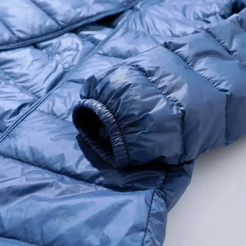 Women's Hooded Quilted Longline Puffer Coat