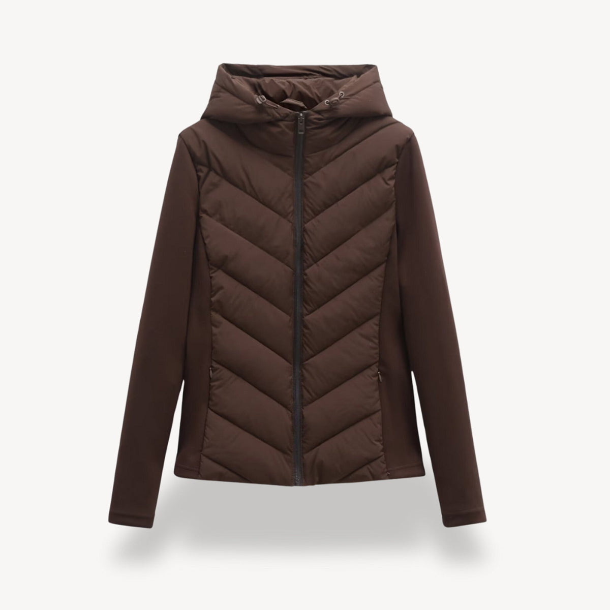Women's Hooded Zip-Up Quilted Jacket