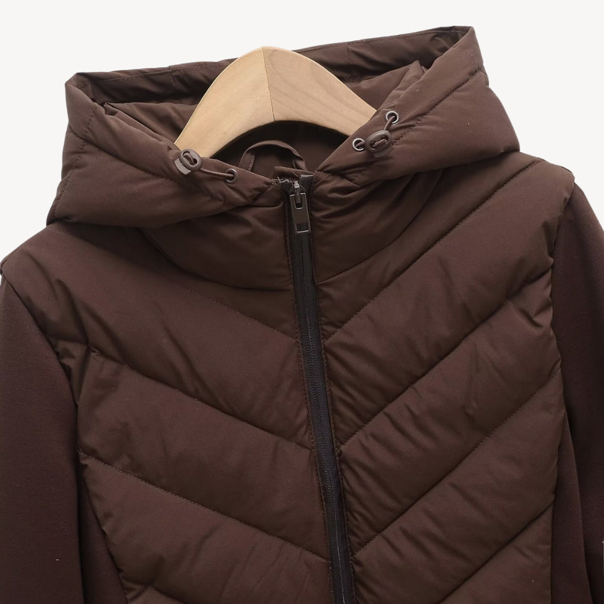 Women's Hooded Zip-Up Quilted Jacket