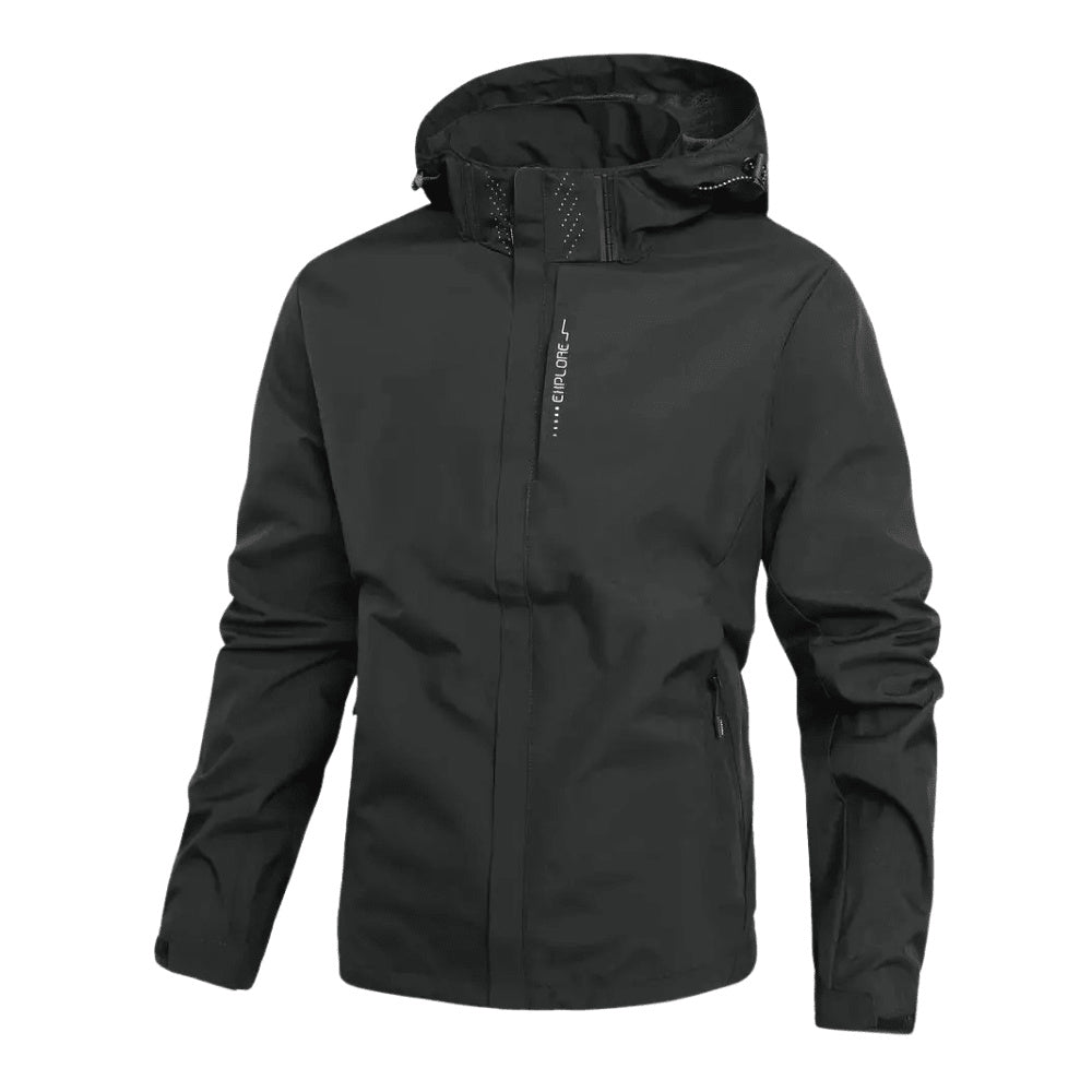 Women's Hooded Zip-Up Waterproof Hiking Jacket
