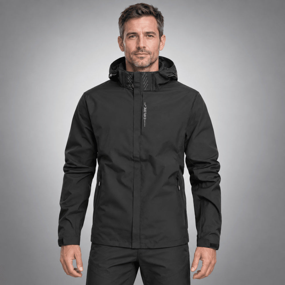 Women's Hooded Zip-Up Waterproof Hiking Jacket