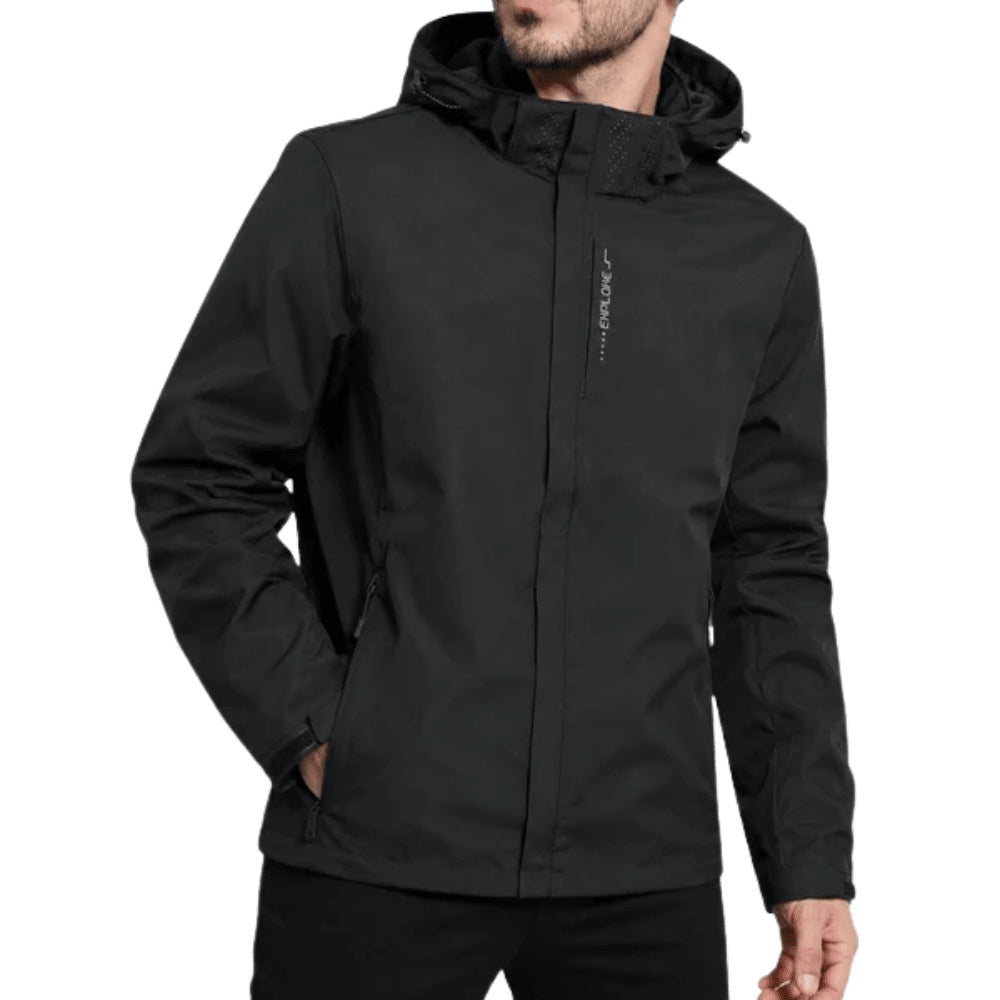 Women's Hooded Zip-Up Waterproof Hiking Jacket