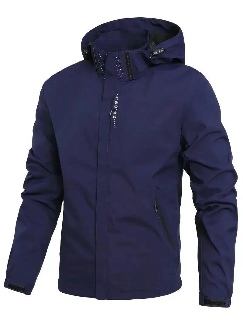 Women's Hooded Zip-Up Waterproof Hiking Jacket