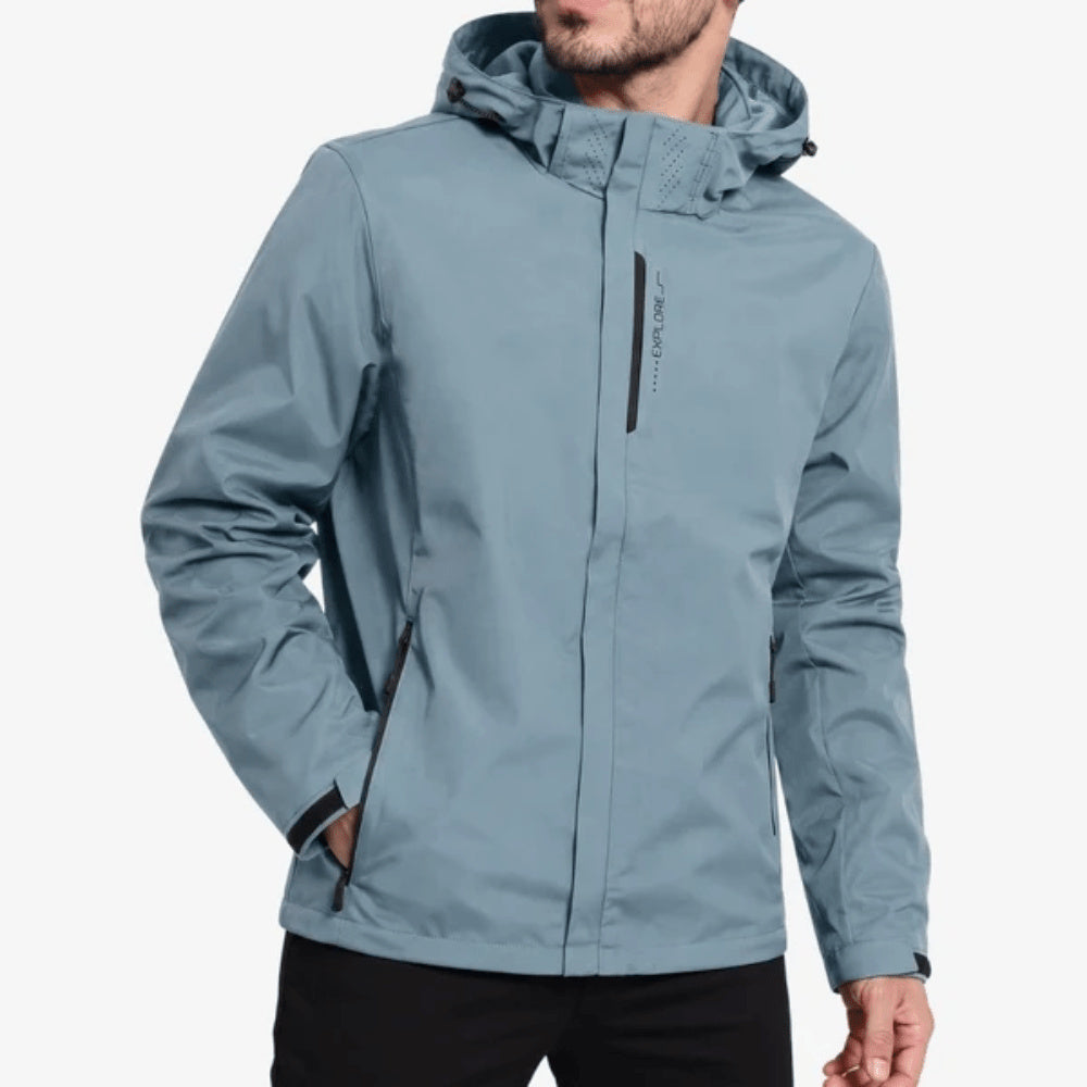 Women's Hooded Zip-Up Waterproof Hiking Jacket