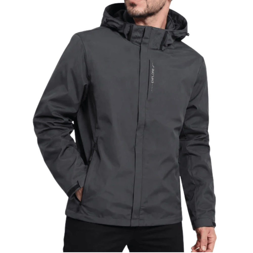 Women's Hooded Zip-Up Waterproof Hiking Jacket