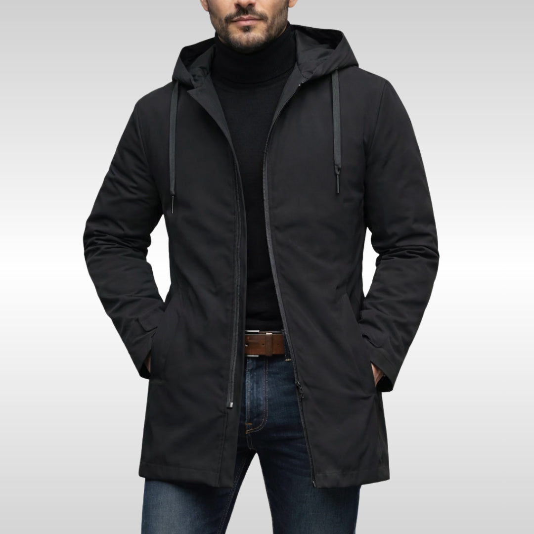 Women's Hooded Zip-Up Winter Coat