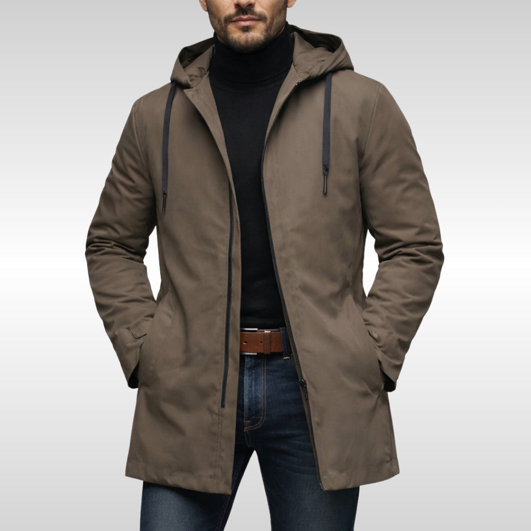Women's Hooded Zip-Up Winter Coat