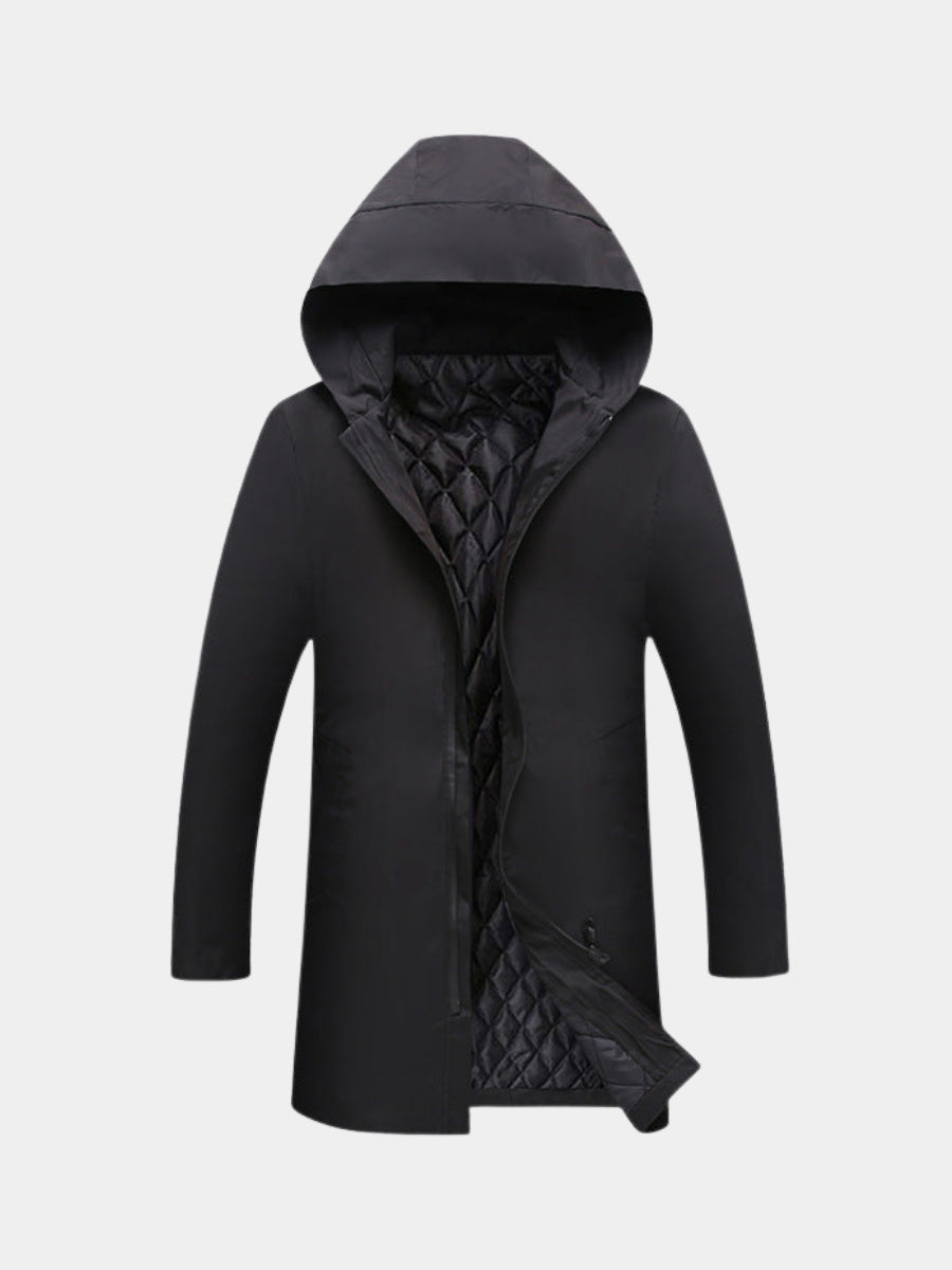 Women's Hooded Zip-Up Winter Coat