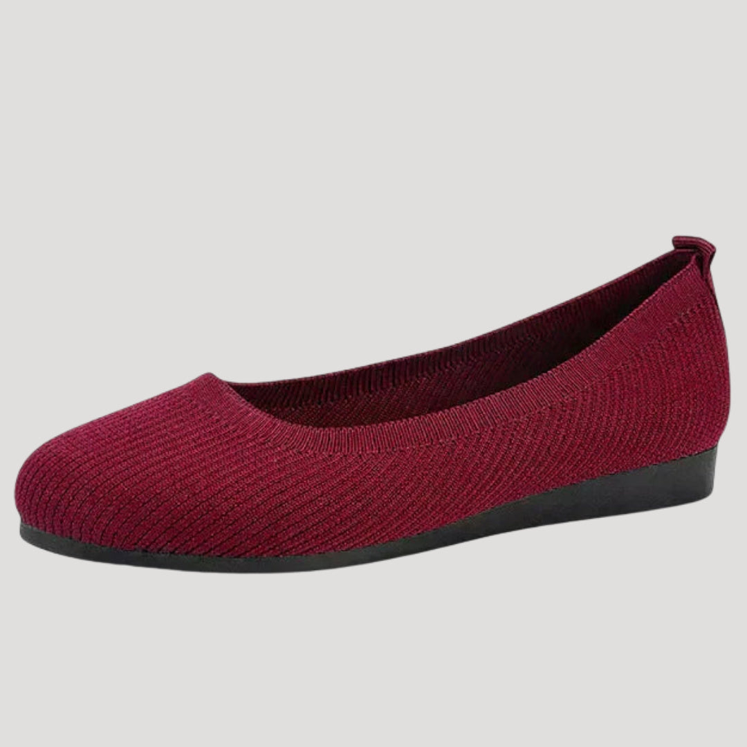 Women's Knitted Slip On Flat Shoes