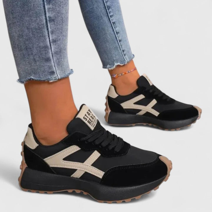 Women's Lace-Up Chunky Sole Trainers