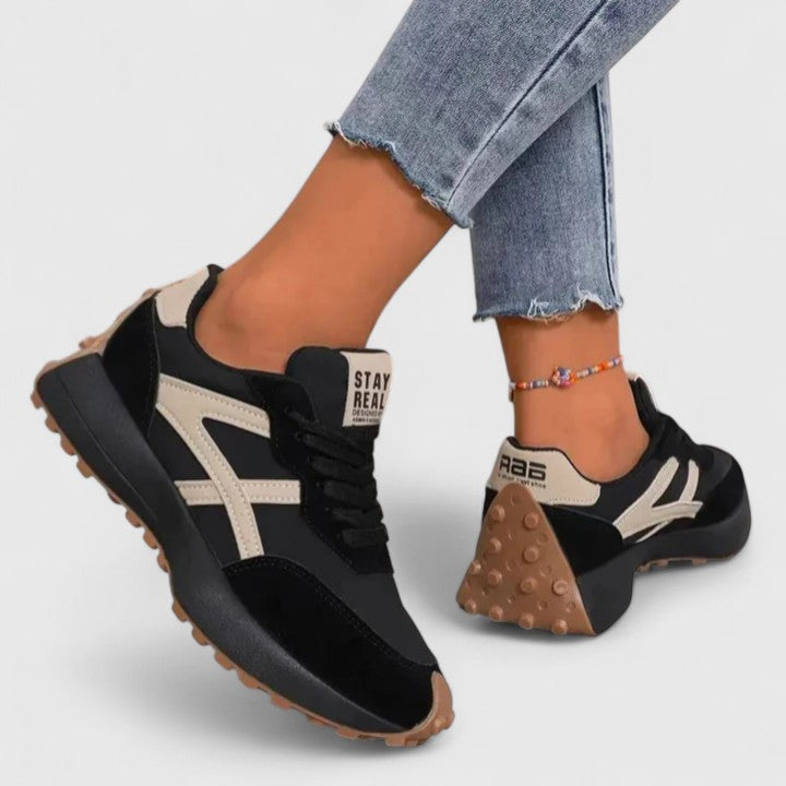 Women's Lace-Up Chunky Sole Trainers