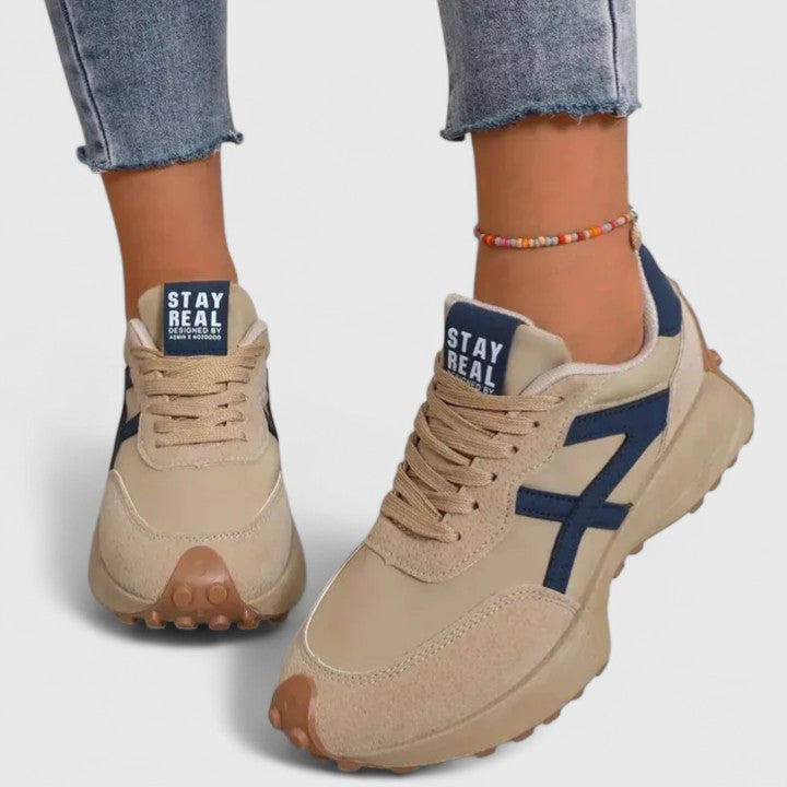 Women's Lace-Up Chunky Sole Trainers