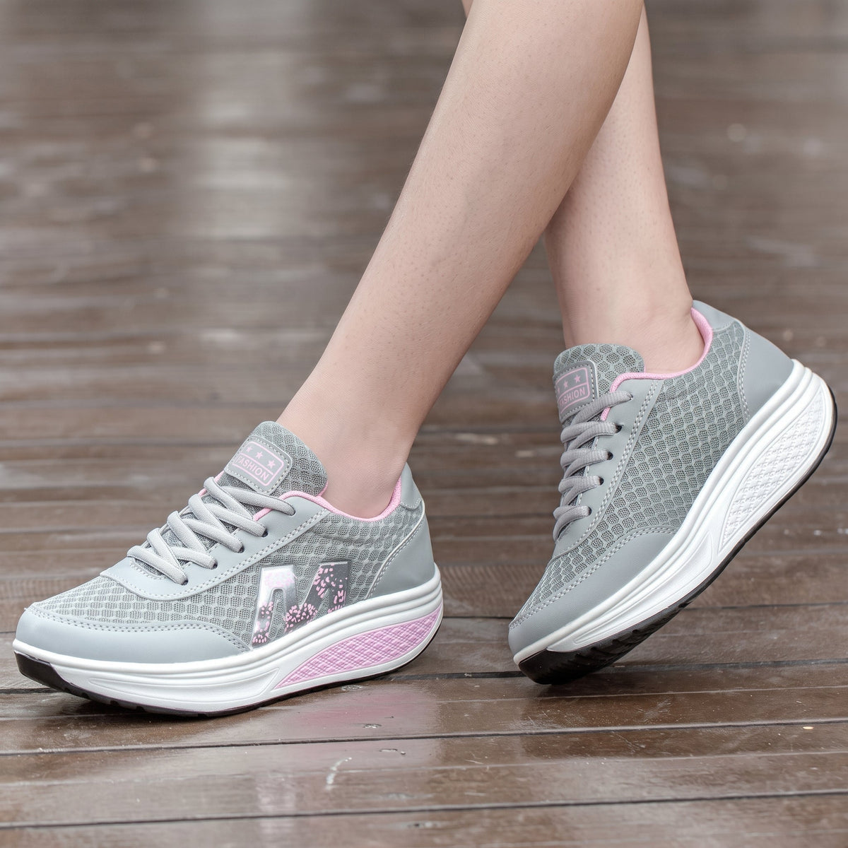 Women's Lace-Up Orthopaedic Platform Trainers