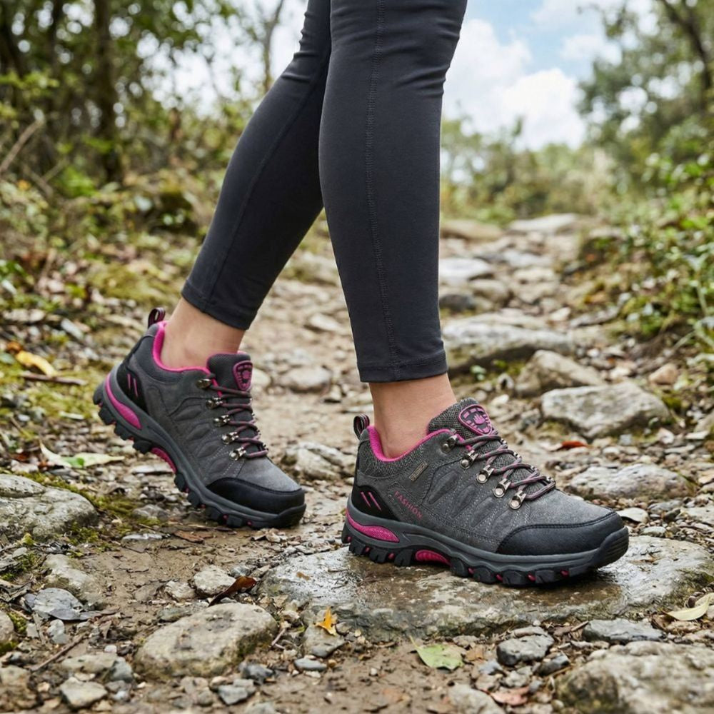 Women's Lace-Up Waterproof Hiking Shoes