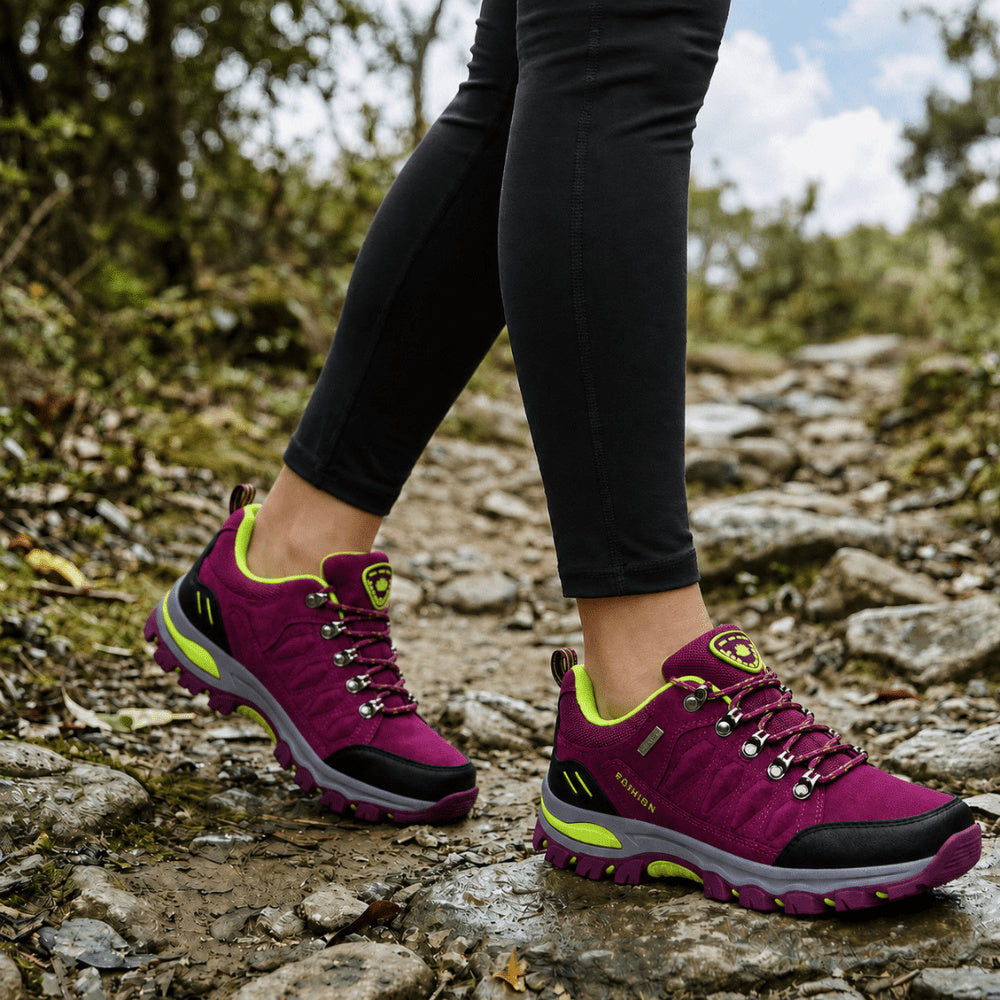 Women's Lace-Up Waterproof Hiking Shoes