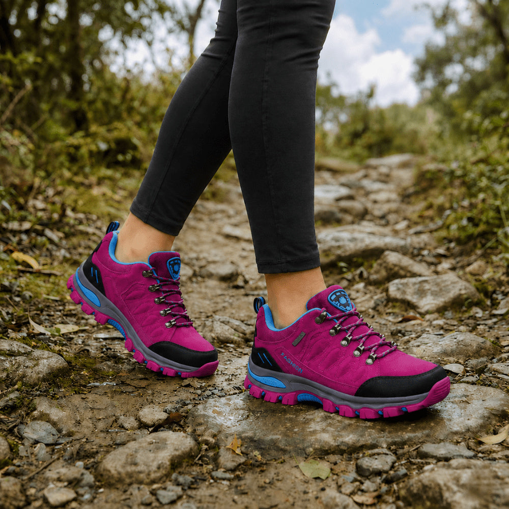 Women's Lace-Up Waterproof Hiking Shoes