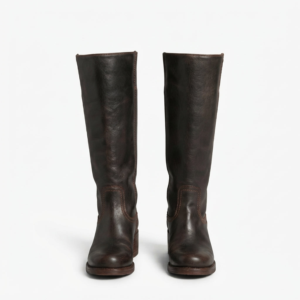 Women's Leather Knee High Boots