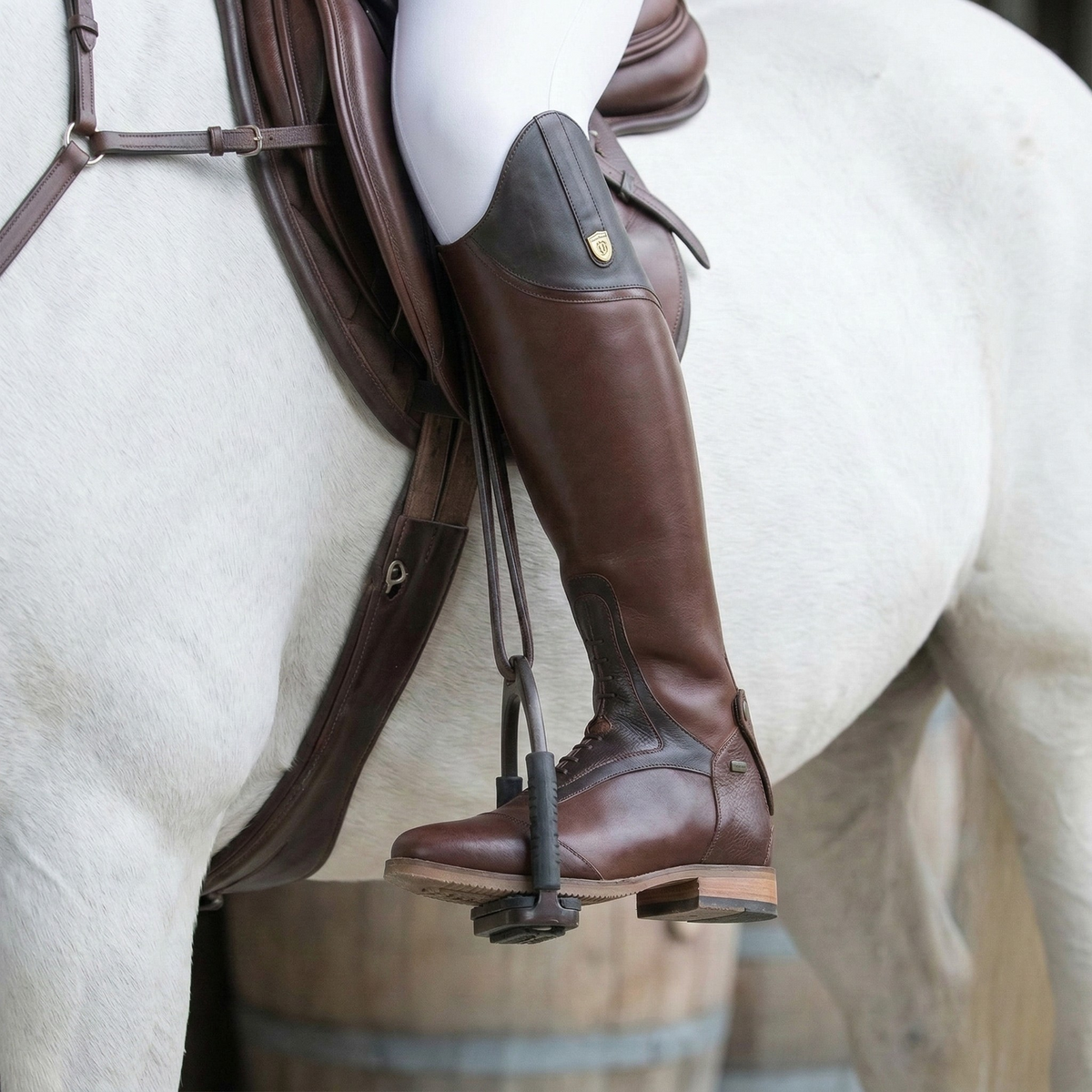 Women's Leather Riding Boots