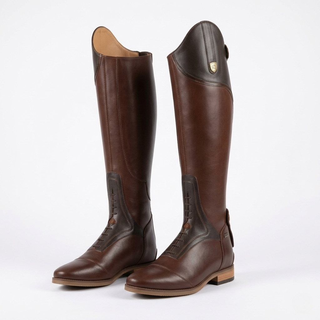 Women's Leather Riding Boots