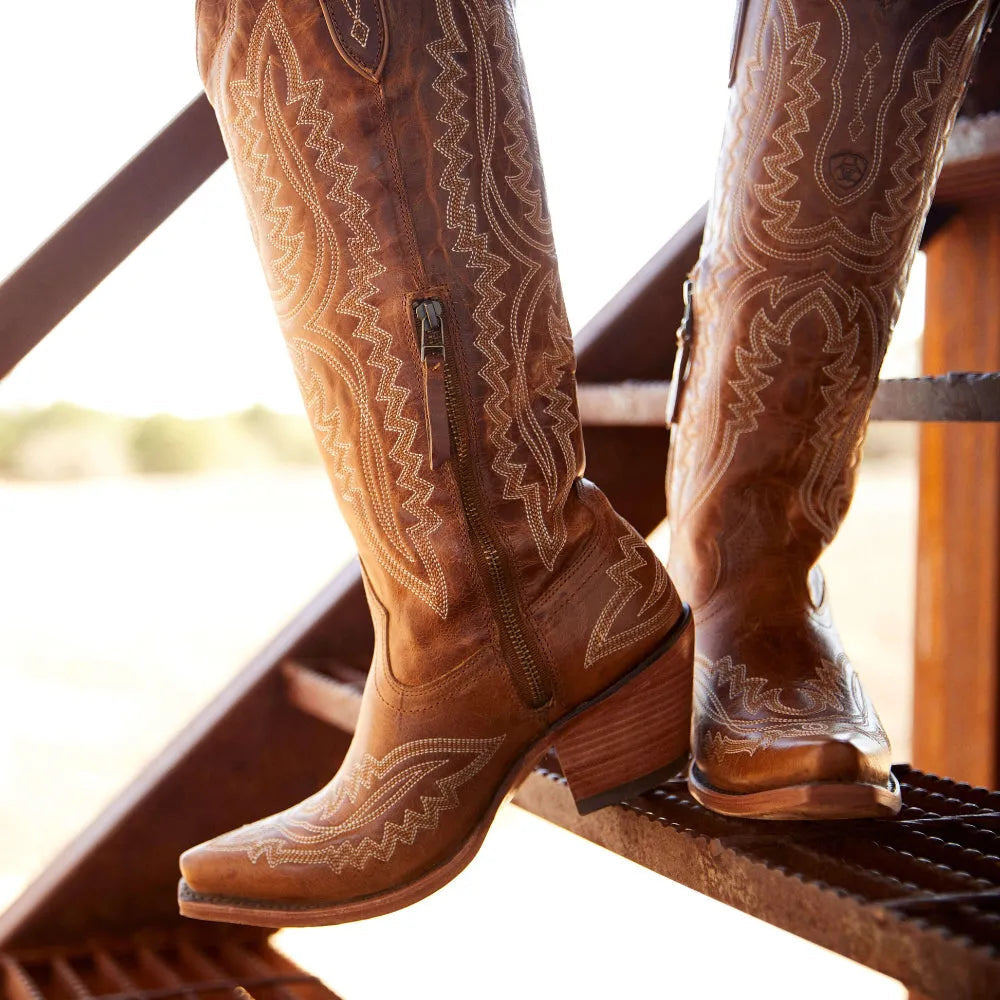 Women's Leather Western Shoes
