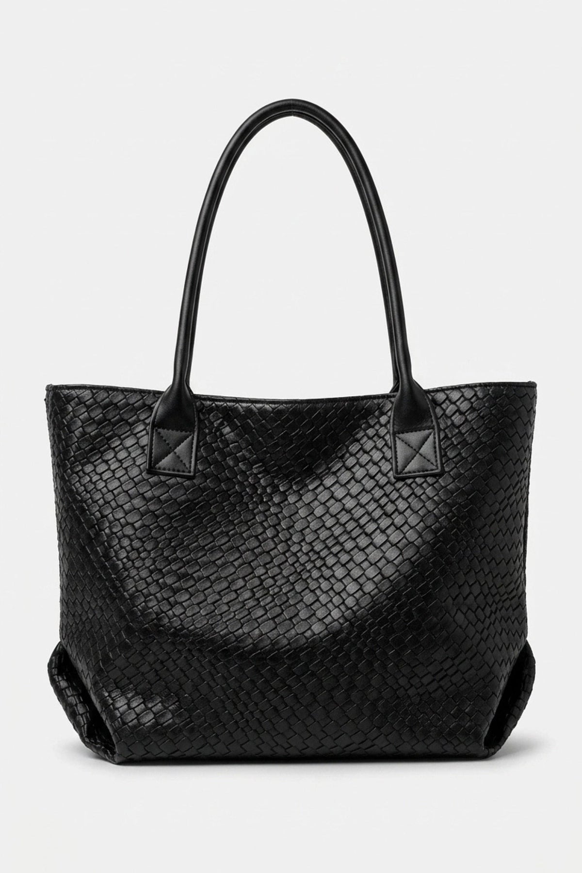 Women's Leather Zip Tote Bag