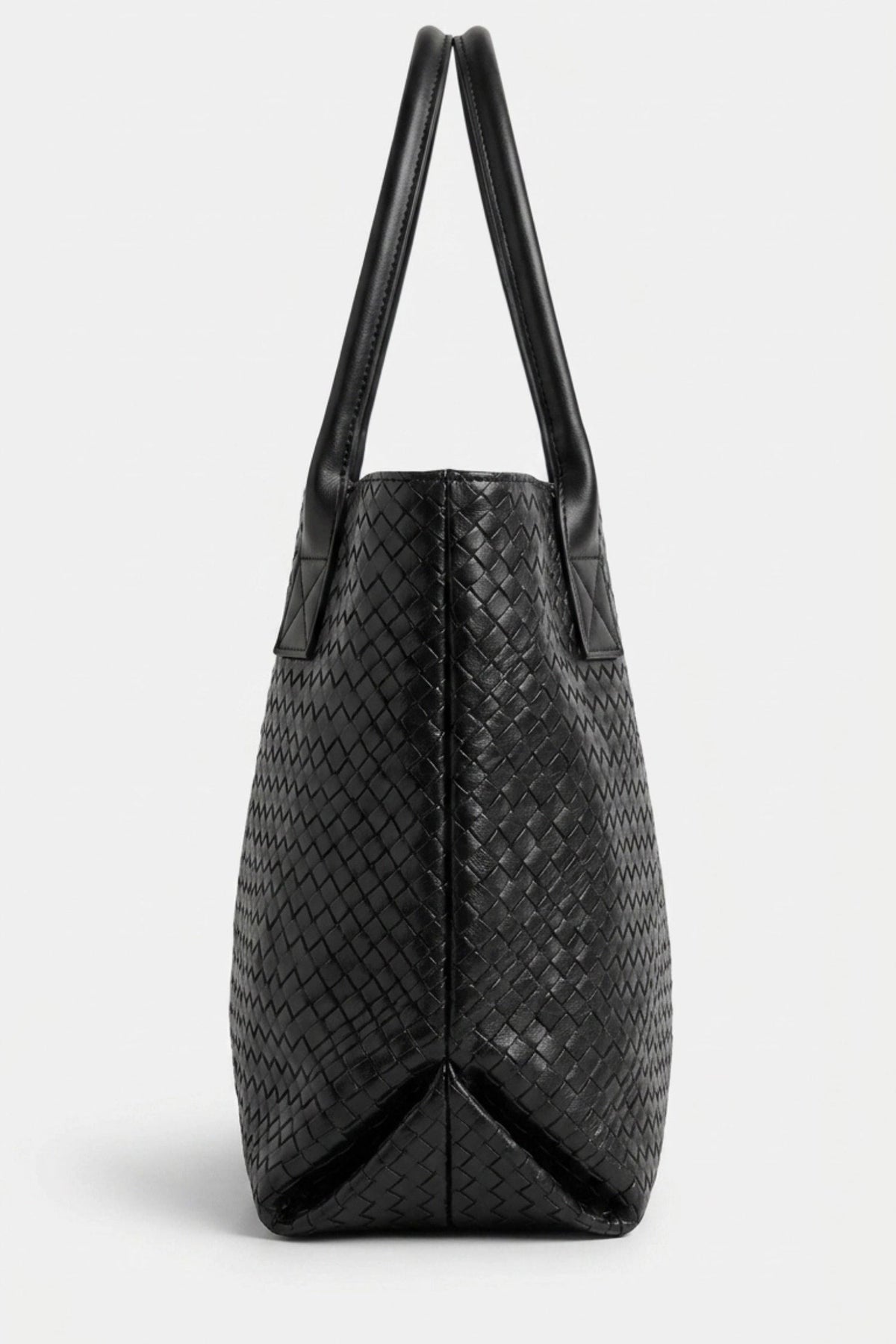 Women's Leather Zip Tote Bag