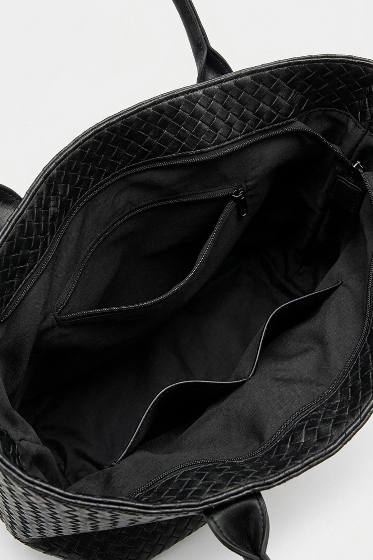 Women's Leather Zip Tote Bag