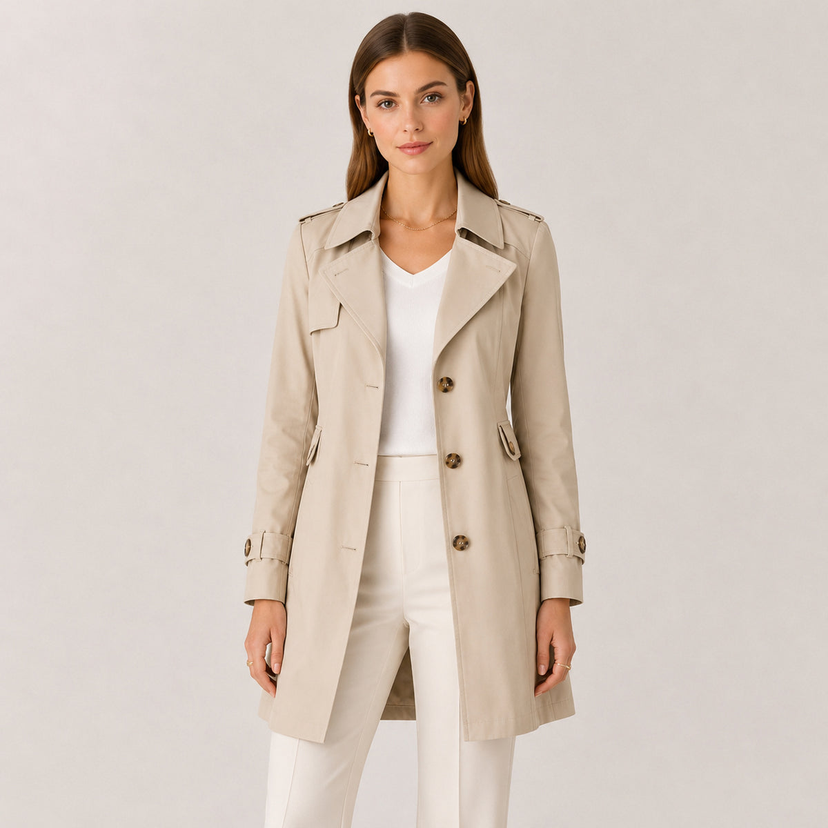 Women's Lightweight Trench Coat