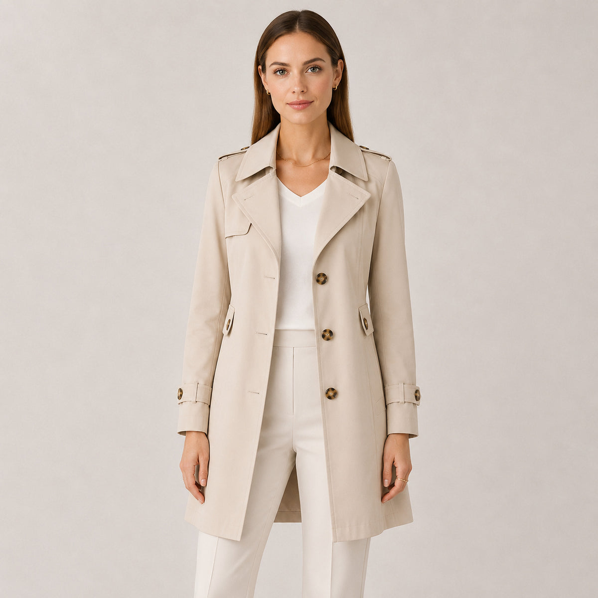 Women's Lightweight Trench Coat