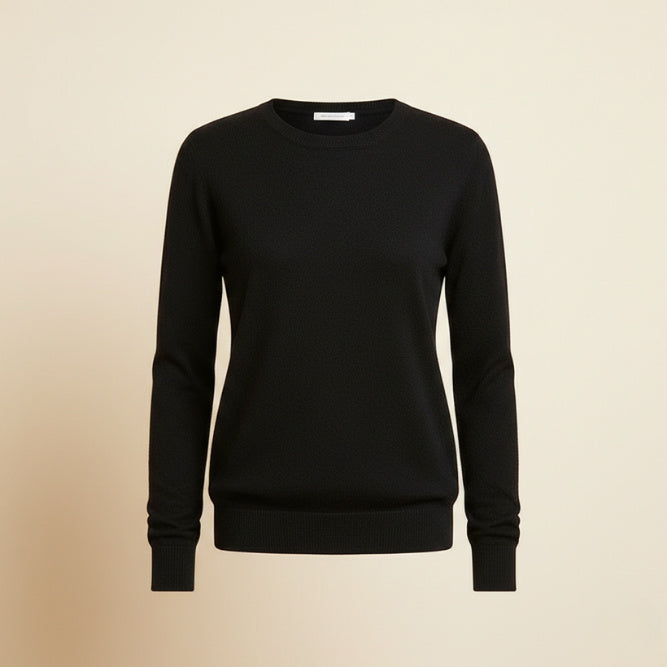 Women's Maxi Round Neck Cashmere Jumper