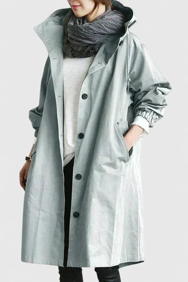 Women's Oversized Hooded Rains Raincoat