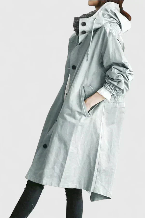 Women's Oversized Hooded Rains Raincoat