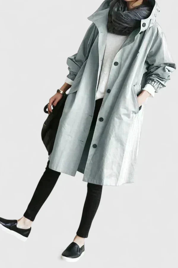 Women's Oversized Hooded Rains Raincoat