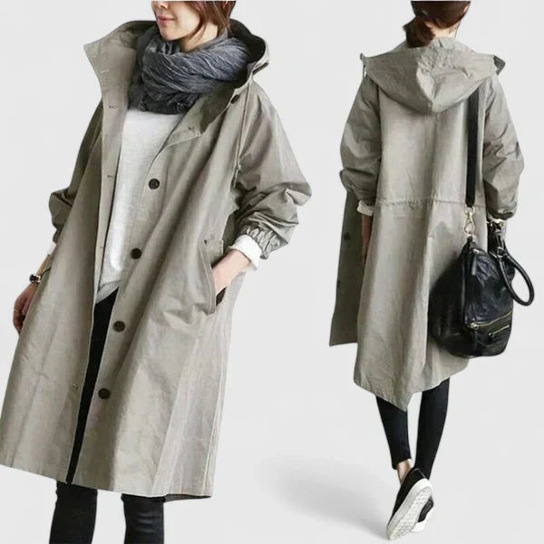 Women's Oversized Hooded Rains Raincoat