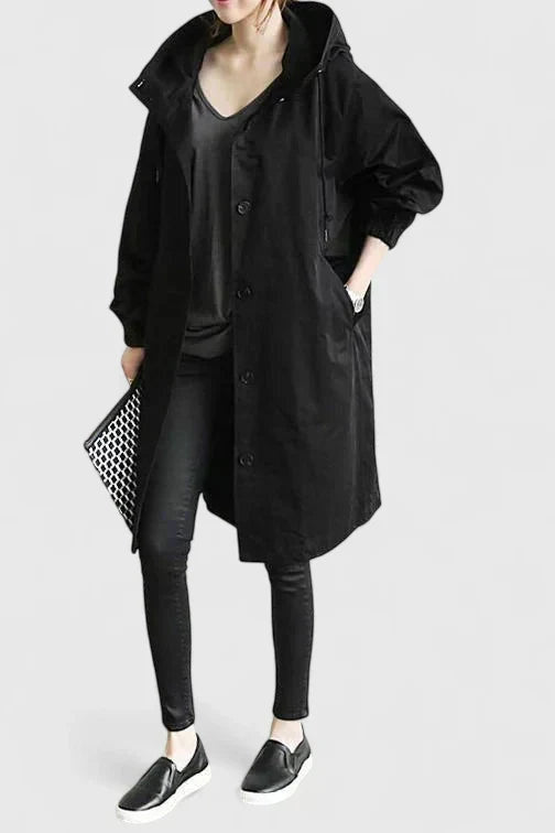 Women's Oversized Hooded Rains Raincoat
