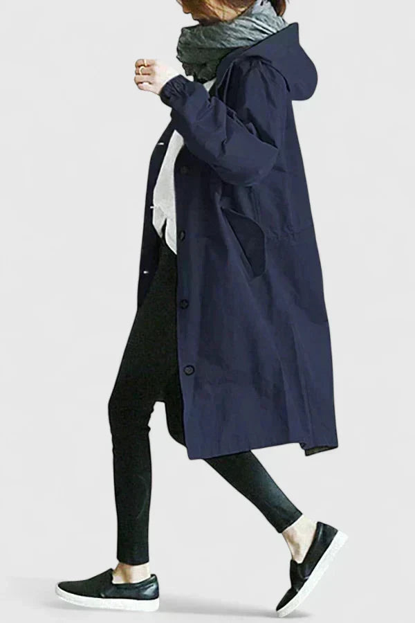 Women's Oversized Hooded Rains Raincoat