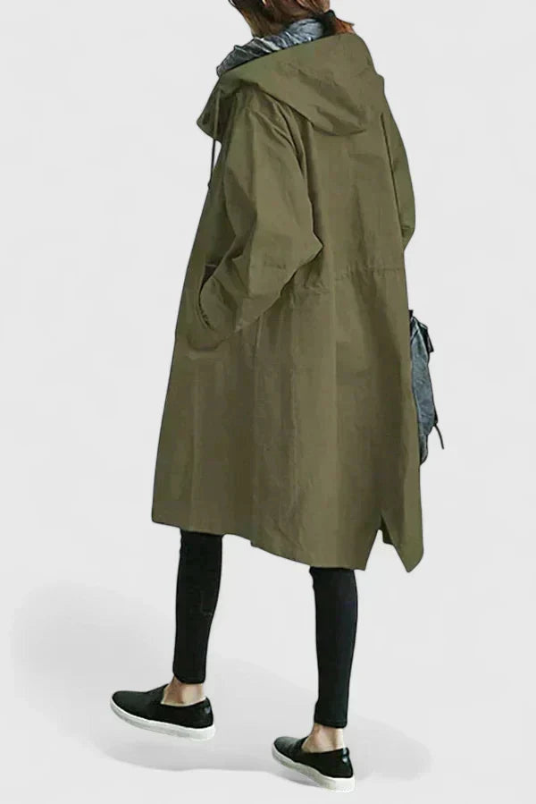 Women's Oversized Hooded Rains Raincoat