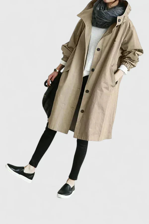 Women's Oversized Hooded Rains Raincoat