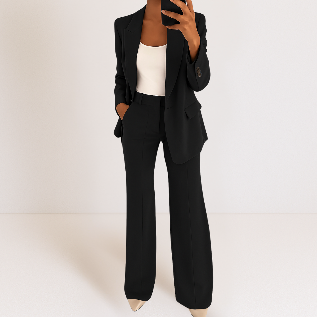 Women's Oversized Long Sleeve Two Piece Suit