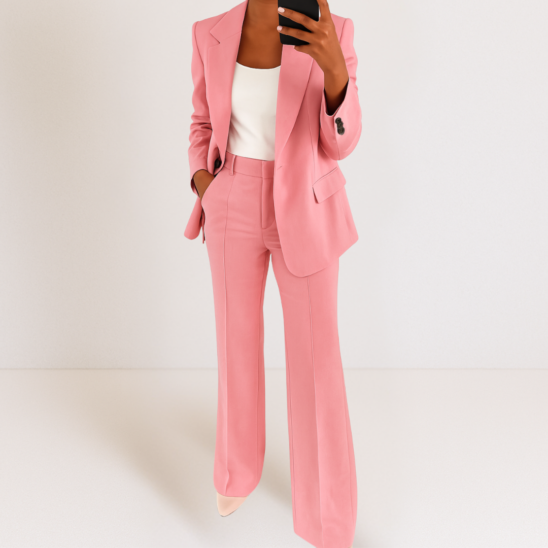 Women's Oversized Long Sleeve Two Piece Suit