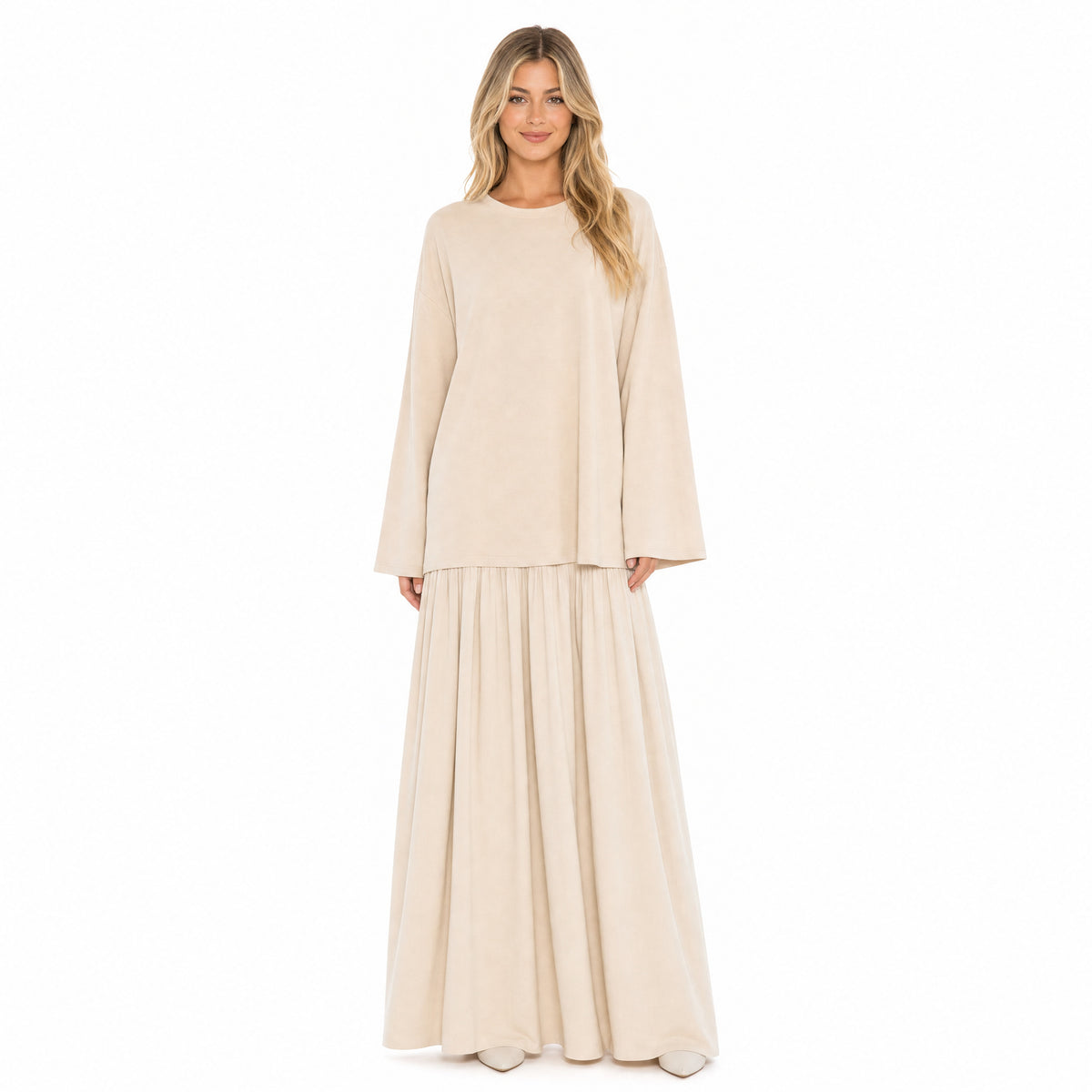 Women's Oversized Maxi Co Ord Two Piece Set