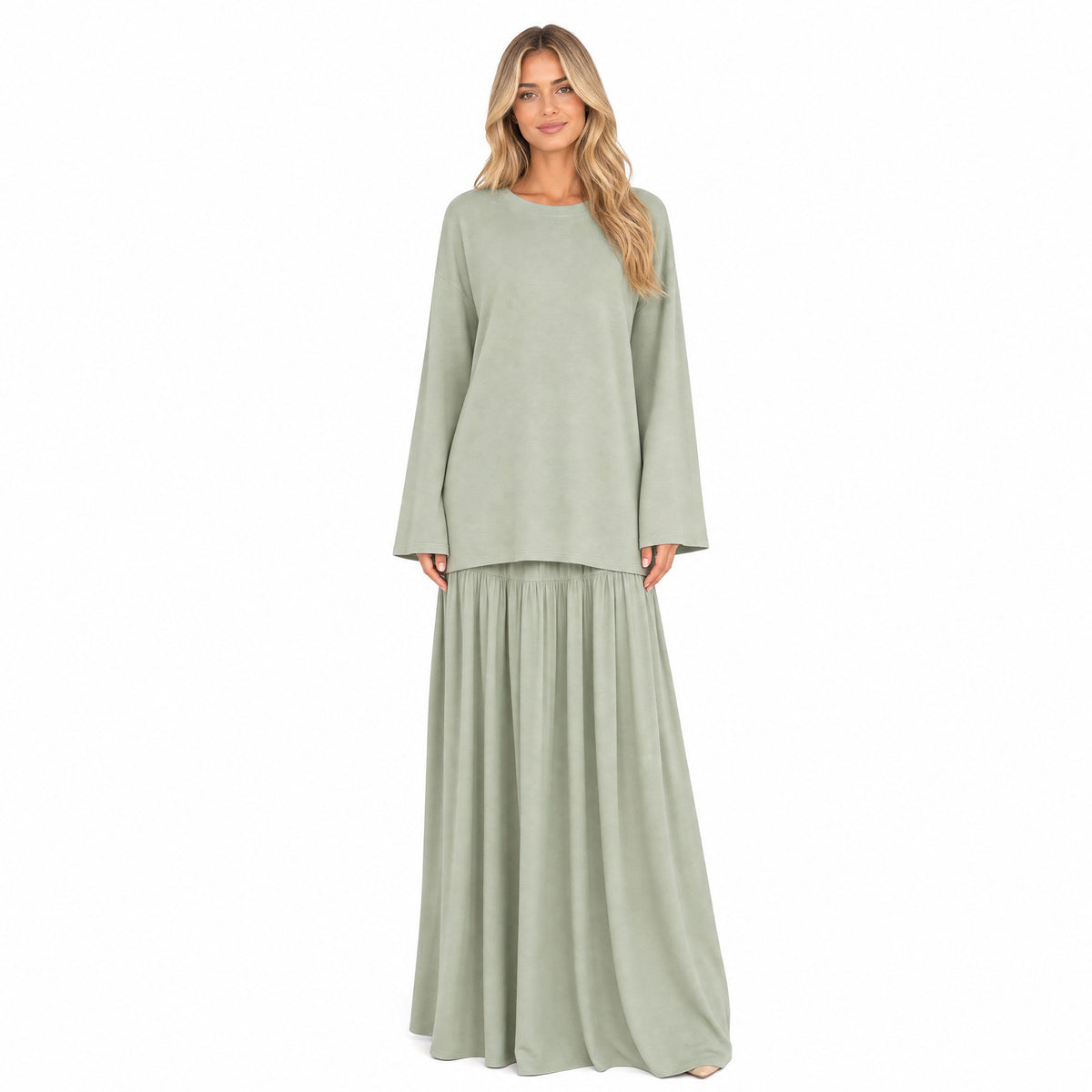 Women's Oversized Maxi Co Ord Two Piece Set