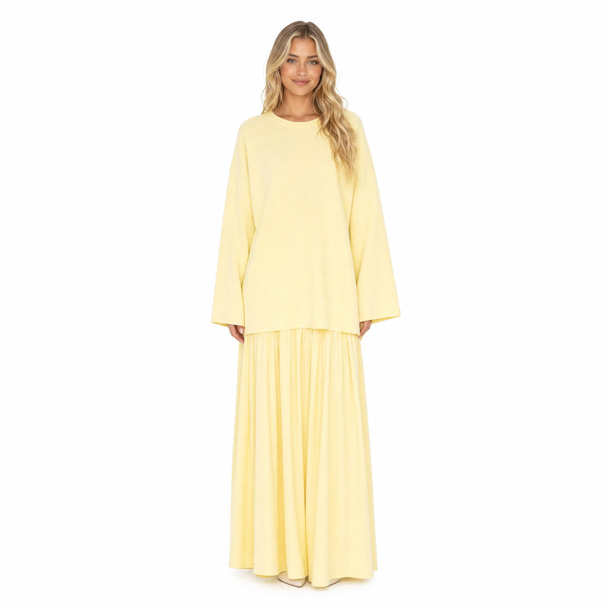 Women's Oversized Maxi Co Ord Two Piece Set
