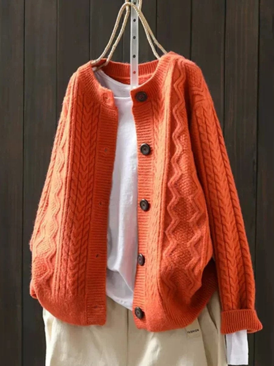Women's Oversized Relaxed Cashmere Cardigan