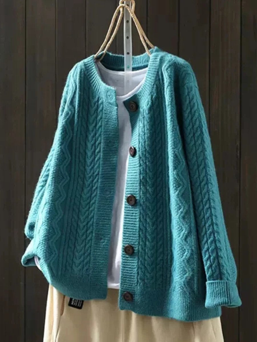 Women's Oversized Relaxed Cashmere Cardigan