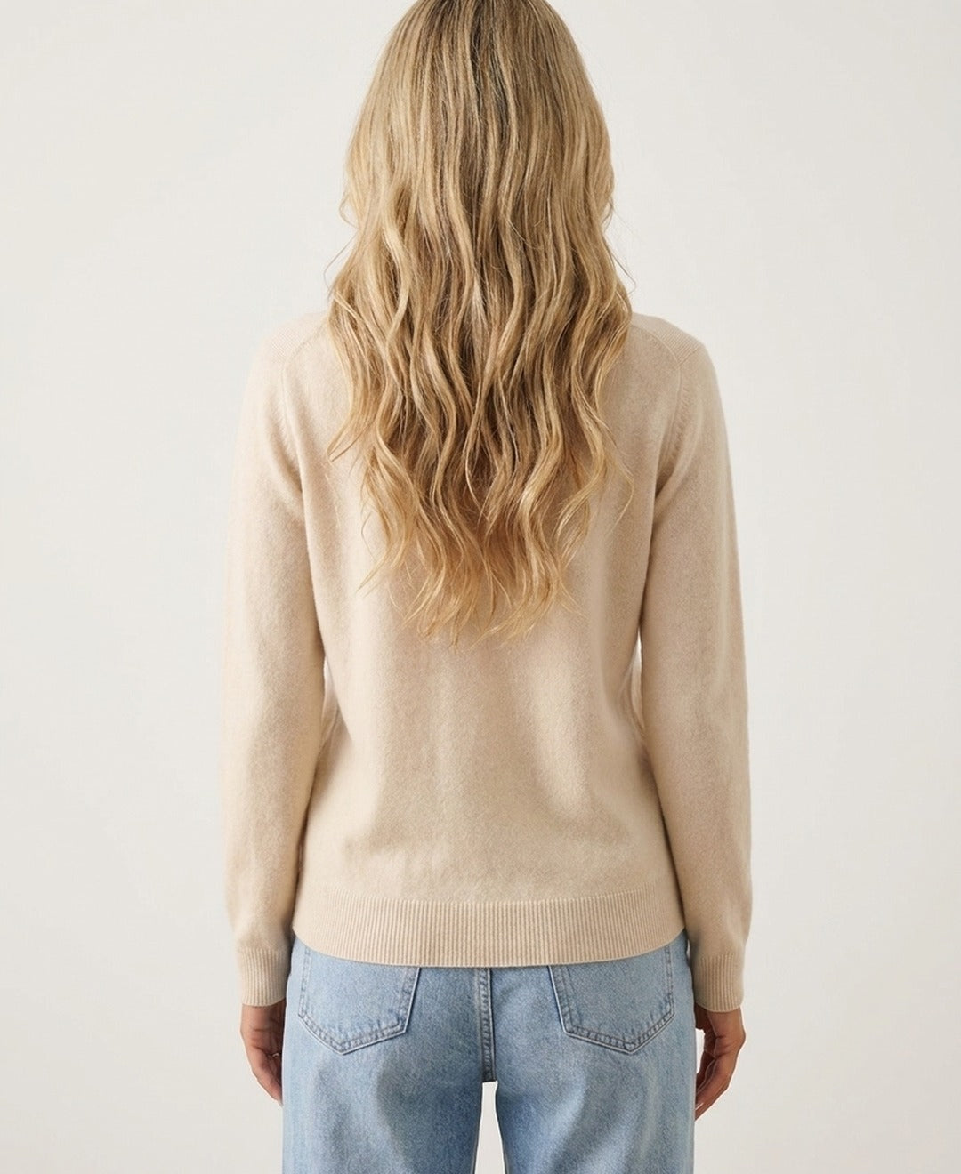 Women's Plain Fine Knit Knitted Cardigan